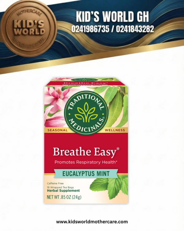Traditional Medicinals Breathe Easy Herbal Tea — Eucalyptus Mint